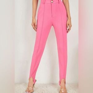 NWT Nocturne Women’s Pink High Waisted Stirrup Leggings - Size XS - 2/4